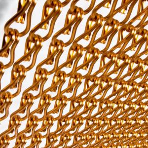 China Rust Resistant Aluminium Chain Curtain Lightweight for interior / exterior factory
