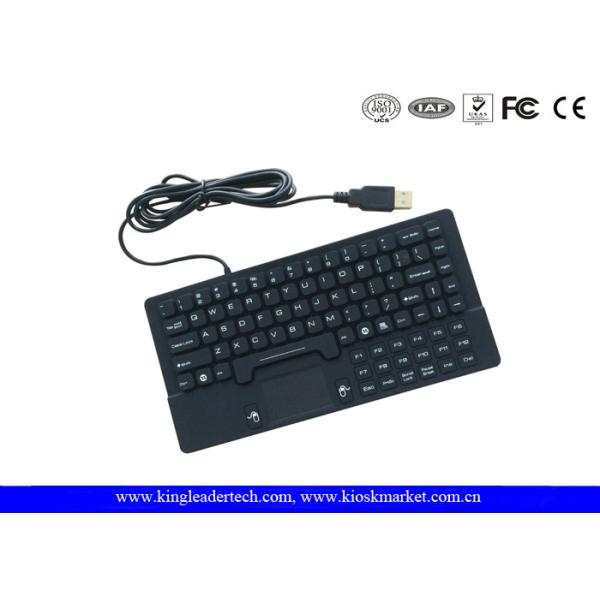 China Ultra Compact Silicone Keyboard With Integrated Touchpad and Function keys factory