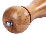 Burnished Bamboo Salt And Pepper Mills , Wooden Pepper Mill Grinders With