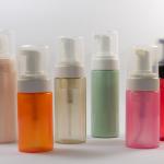 100ml 120ml PET Plastic Bottle For Cleansing Foam Matted Printing