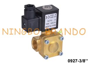 China 0927100 3/8'' NC Brass Solenoid Valve For Screw Air Compressor factory