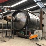 Fuel Oil Refining from Small Waste Tires Pyrolysis Machine with Free Installatio