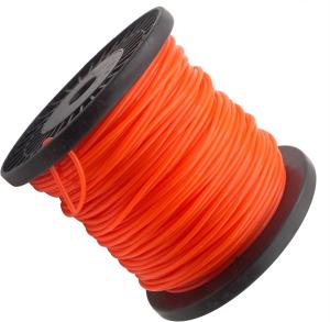 China 0.95 inch Grass Trimmer Spool Line String Trimming Line Nylon Steel Wire Core Brush Cutter Line factory