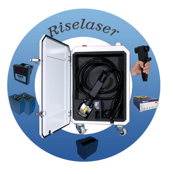 Portable 100W/200W Fiber Laser Pulse Cleaning Machine Multi-Surface Rust Removal