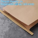 Tin tie tea pouch bag, coffee bean packaging stand up k kraft paper tea paper