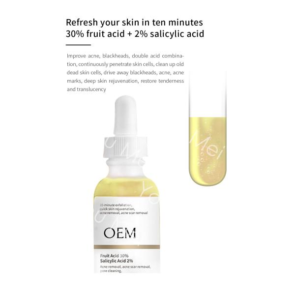 OEM Skincare Face Serum Salicylic Acid Spot Treatment Gel Serum Dermatologist 30ml