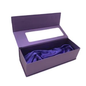 China Custom Luxury Rigid Paper Gift Box With Satin Lining Embossing Stamping factory
