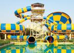 90 KW Power Commercial Water Slides 1 Year Warranty For Summer Holiday