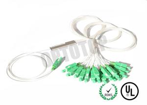 China FTTH / CATV / PON Fiber Optic PLC Splitter Fan Out With 1260 ~ 1650nm Wavelength factory