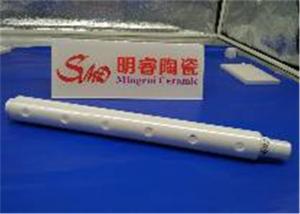 China Wear Resistant 97% Alumina Thermocouple Protection Tubes / Machinable Ceramic Rod factory