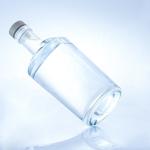 Collar Material Glass 750ml Twist Shape Glass Bottles for Clear or Customized