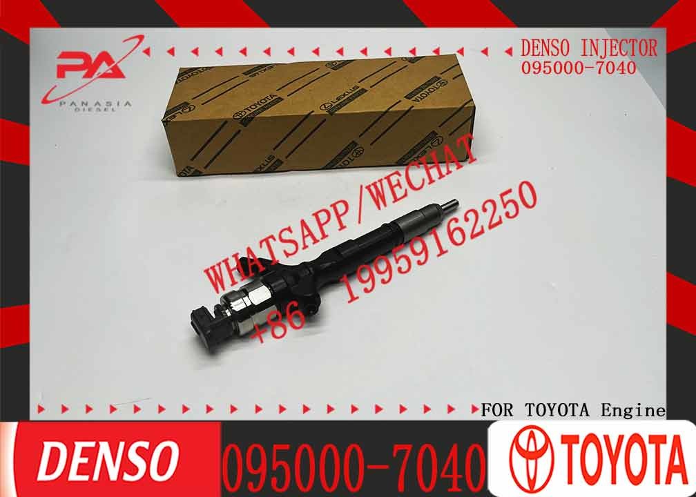 New Fuel Injectors Nozzle 095000-7040 095000-6770 23670-39145 23670-30150 for Toyota Hiace 2.5 D4D HILUX 2KD-FTV Engine