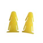 Yellow Plastic Buckle Fasteners 3.5cm – Secure Locking Clasps For Flange &