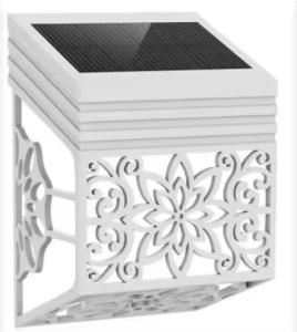 China ABS LED Solar Fence Light Outdoor Light IP65 For Garden Park Patio factory