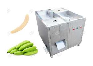 China Automatic Green Banana Peeling Machine , Industrial Banana Peeler factory