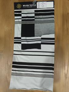 China Fashionable ，Skin-Friendly Comfortable And Soft Striped Material Fabric For T-Shirt factory