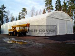 China 15m(49') wide Fabric Building,Prefabricated Building,Storage Tent factory