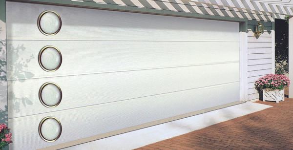 40mm Thickness Sectional Overhead Door Sandwich Garage Remote Controlled