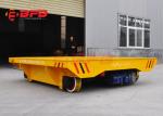 Handling Electric Rail Flat Car Motorized Transfer Trolley 350t For Steel