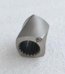 Polishing Aluminium Bronze Twin Screw Extruder Parts 2 Flighted Vacuum Quenching
