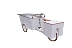 China Integrated Tricycle Box Structure Bbq Vending Cart factory