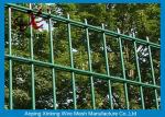 Hot Dipped Galvanzied Welded 656 Double Wire Mesh / Industrial Security Fencing