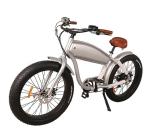 26 Inch Fat Tire Beach Cruiser Ebike 7 Speed Electric City Bike 48V 500W 750W