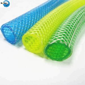 China Flexible Fiber Braided Reinforced PVC Garden Pipe Plant Flexible PVC Garden Hose for Water Irrigation factory
