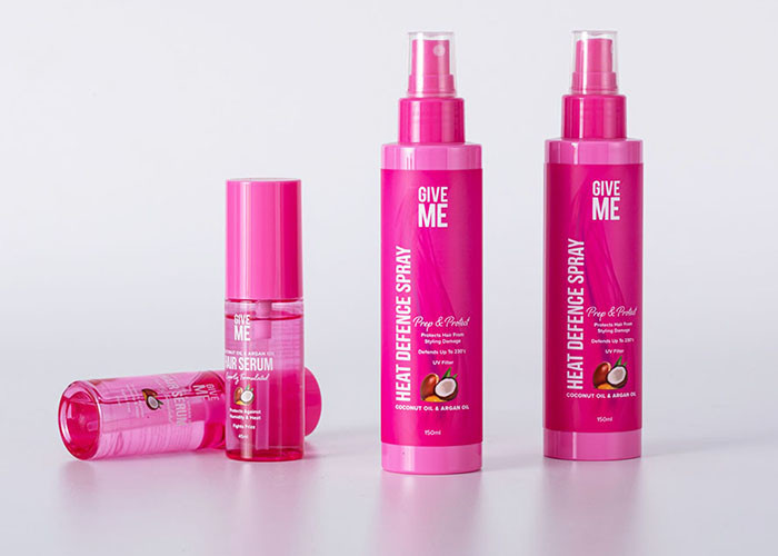Pink 30ml 100ml 120ml Plastic Cosmetic Bottles For Alcohol
