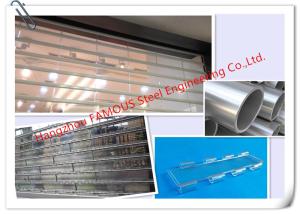 China Luxury Transparent Crystal Roller Shutter Door With Aluminum Pipe Acrylic Glass High Speed Door factory