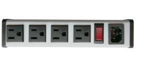 China Hardwired 4 Outlet Smart PDU Power Strips 5&quot; To 14” Aluminium Alloy Metal Housing factory