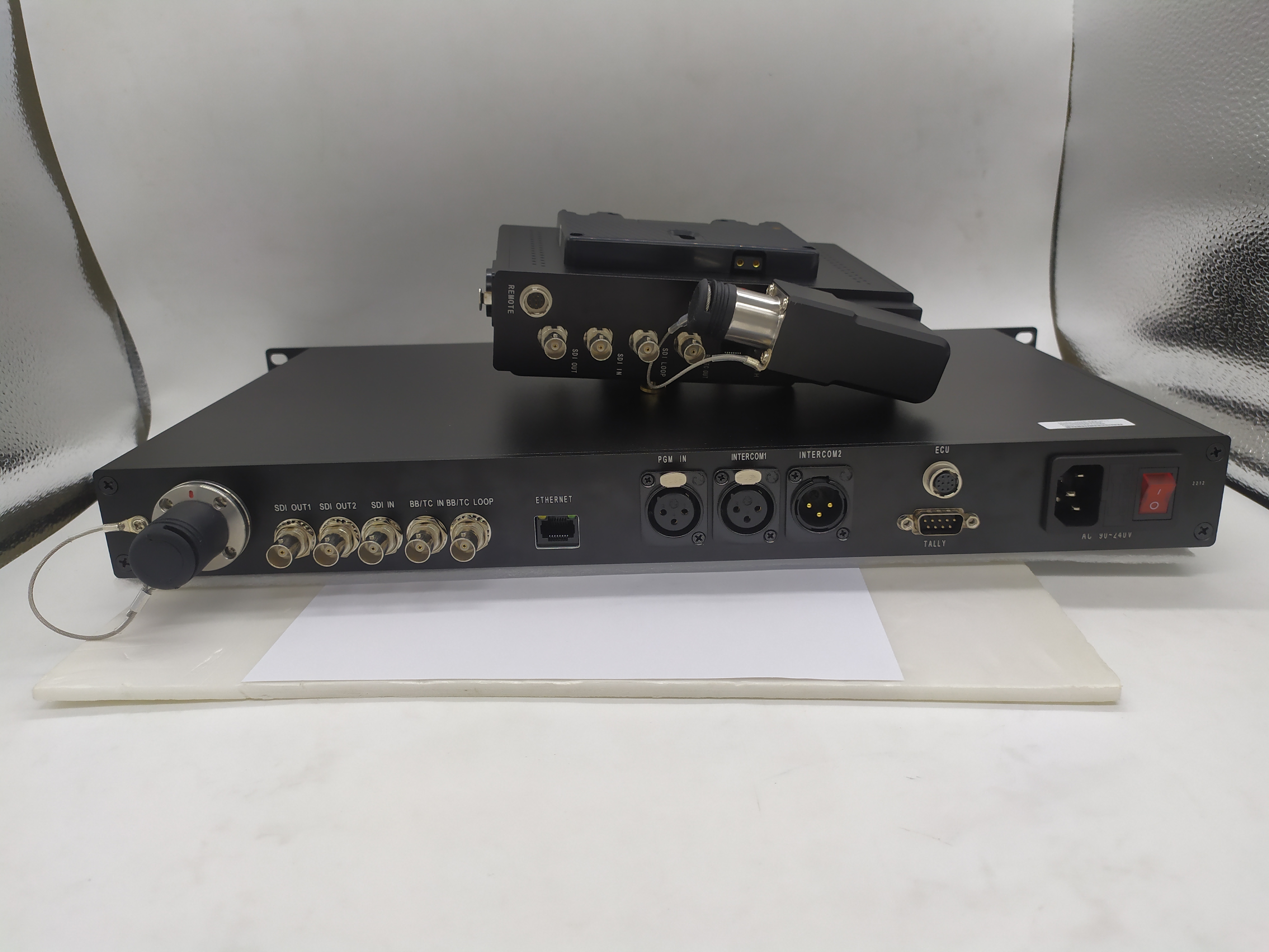 4ch Center Communication Optical Fiber Camera System Unit For ENG SNG EFP