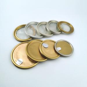 China Aluminum POE EOE Foil Peel Off Lid Clear Pull Tab Easy Tear Cover factory