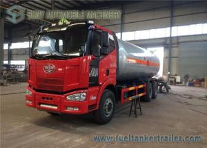 China FAW 10 Ton LPG Tank Truck , 24M3 3 Axles 6x4 Truck With Dispenser factory