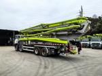Zoomlion's 56-meter concrete pump truck is equipped with German Shandeka chassis