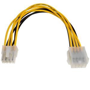 China 8 Pin 12V CPU EPS P4 Power Extension Cable 8 pin 18AWG Power Supply 20cm factory