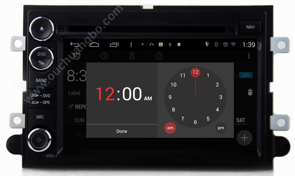 Ouchuangbo audio dvd stereo navi multimedia Ford Explorer 2006-2010 with aux BT miror link android 4.4 OS