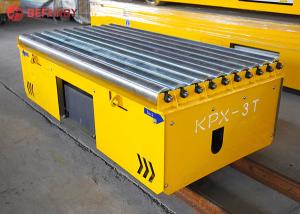 China Steel Plate Transfer Battery Operated Electric Rail Cart factory
