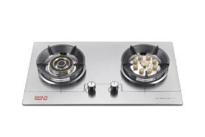 China Commercial Gas Hob 2 Burner Gas Stove Stainless Steel Kitchen Household factory