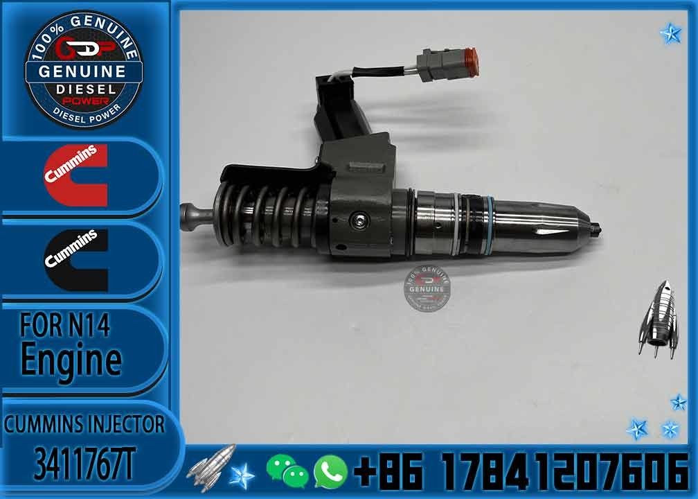 Brand New Diesel Common Rail Diesel Fuel Injector 3411765 3087560 3411767T For Cummins QSN14 N14