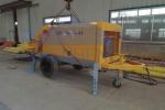 Hydraulic Electric Concrete Pump With Mixer 30m3 / H Capacity Trailer Mount