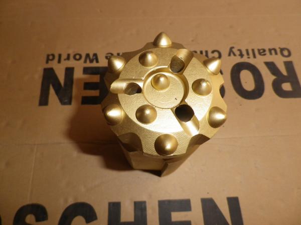 Threaded Button Mining Bits Top Hammer Drilling Zambia Copper Belt Province