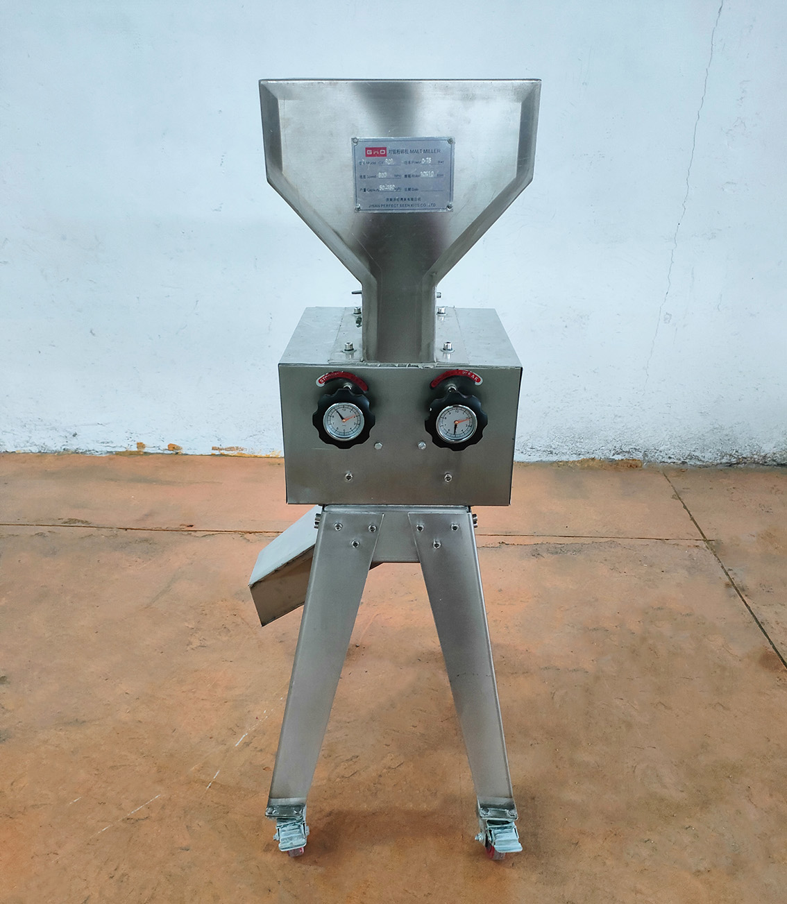 50-150kg/h Capacity Malt Mill Machine Made of Stainless Steel for and Performance