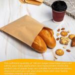 Greaseproof French Baguette Loaf Paper Baguette Bread Bags Packaging V Bottom