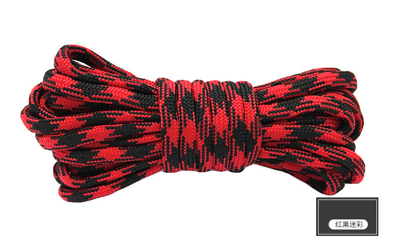 Colorful Orange Nylon Rope ISO9001 Double Braided Polyester Rope