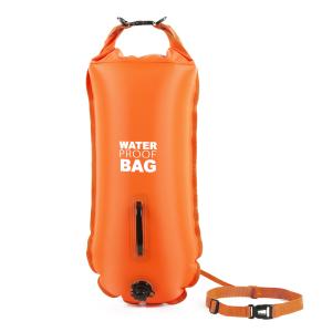 China Swim Buoy Dry Bag for Open Water Swimmers and Triathletes Swimming Tow Float Extra Wide Inflation Valve factory
