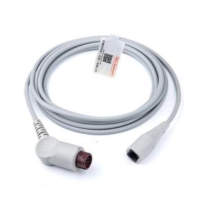 China Compatible HP Medical Portable Invasive Blood Pressure Cable , Multifunctional IBP Adapter Wire factory