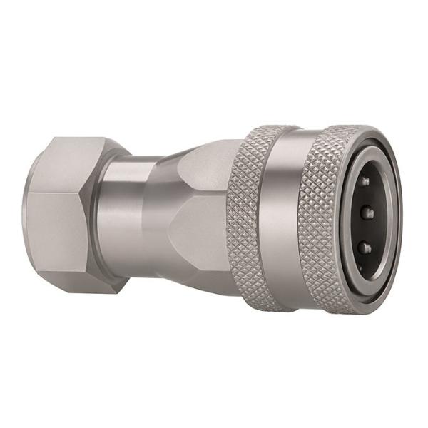Female ISO 7241 A Quick Couplings , Stainless Steel Male Quick Disconnect