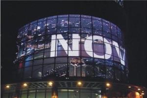 China Window Transparent LED Screens P5 Outdoor Billboard For Hall factory