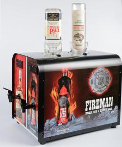China Double Tank Alcohol Chiller Machine Customized Sticker For Bars / Pubs factory